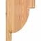 Ekena Millwork Alpine Smooth Corbel, Western Red Cedar, 3 1/2"W x 10"D x 14"H COR04X10X14ALP00SWR - alternate 3